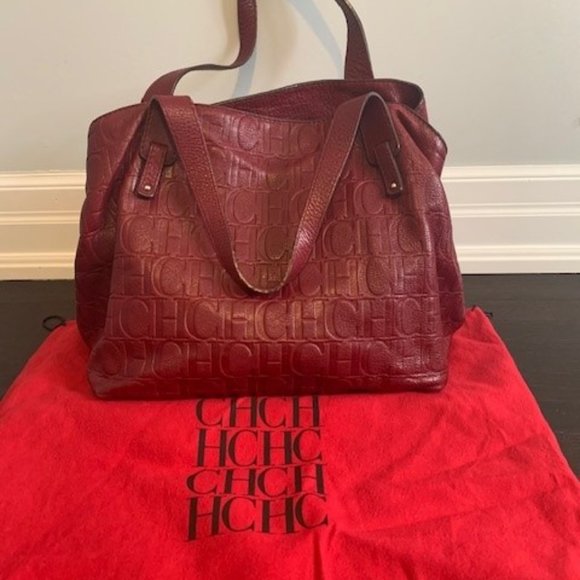 Carolina Herrera leather tote - Picture 2 of 7